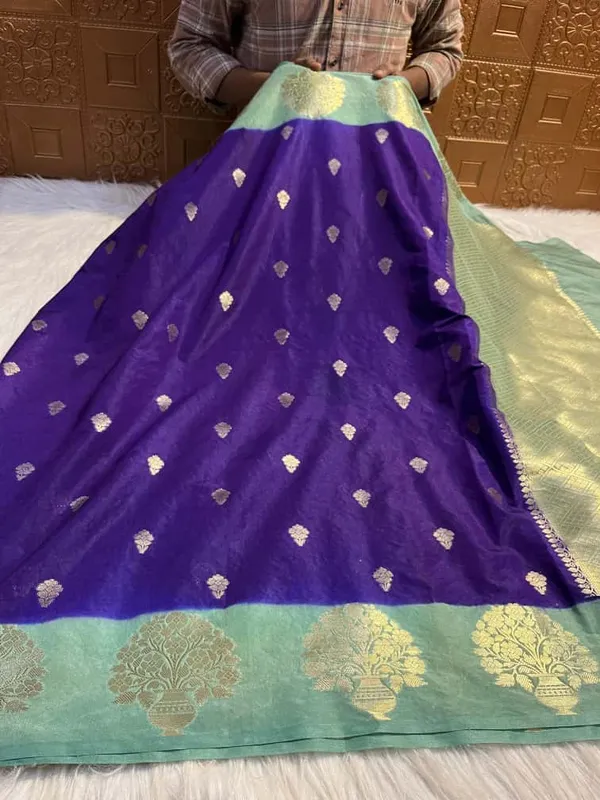 Blue_Silk_Saree_For_Women