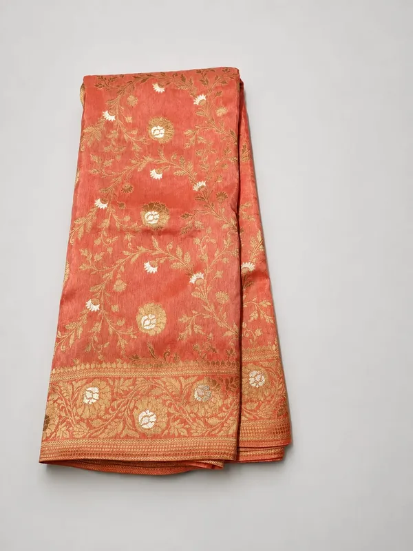 Peach_Silk_Saree_For_Women