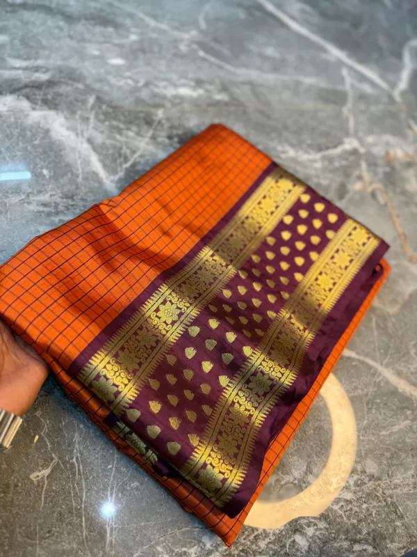 Orange_Silk_Saree_For_Women