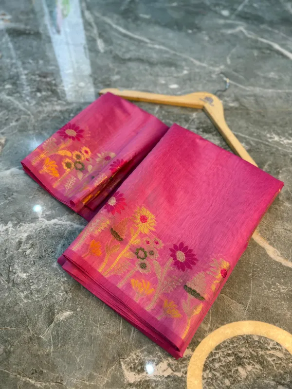 Pink_Cotton_Saree_For_Women