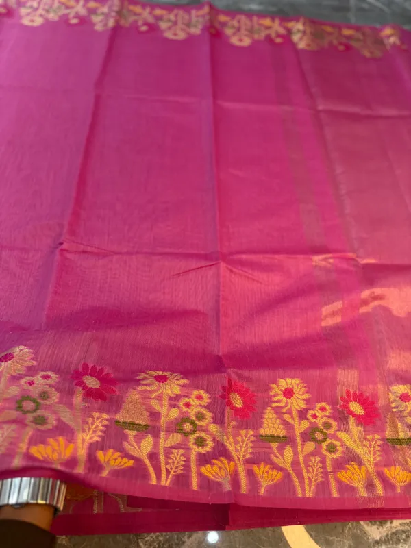 Pink_Cotton_Saree_For_Women