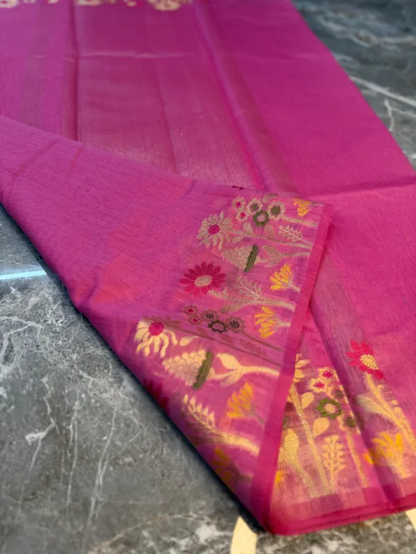 Pink_Cotton_Saree_For_Women