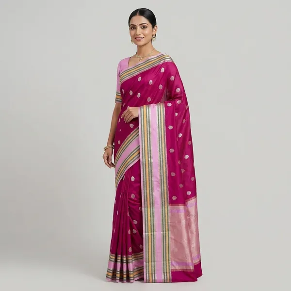 Pink_Silk_Saree_For_Women