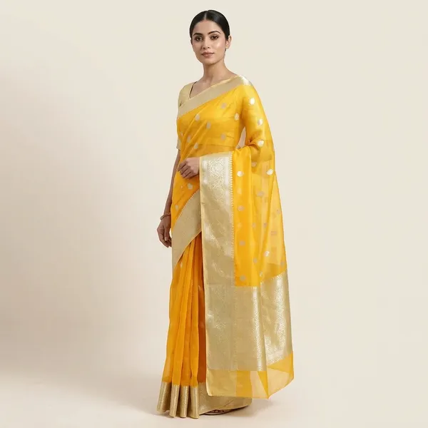 Yellow_Silk_Saree_For_Women
