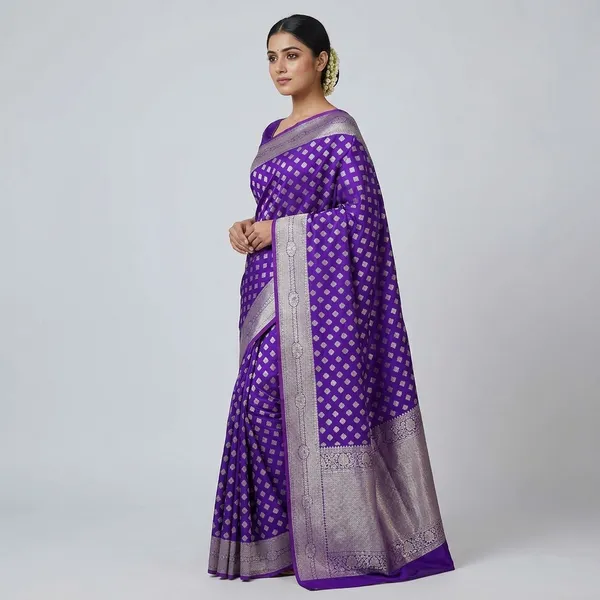 Blue_Silk_Saree_For_Women