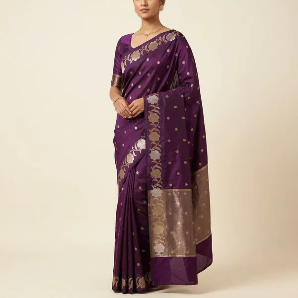 Maroon_Silk_Saree_For_Women