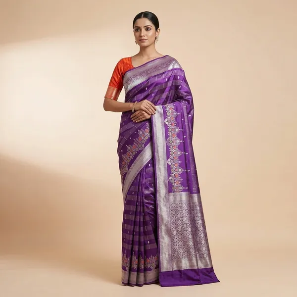 Violet_Silk_Saree_For_Women