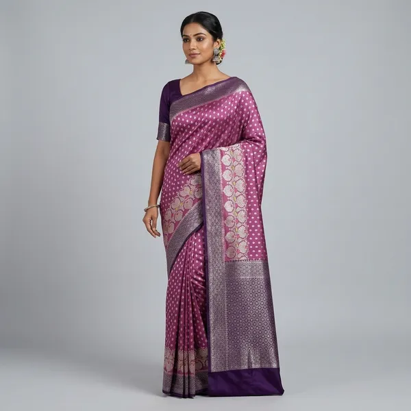Pink_Silk_Saree_For_Women
