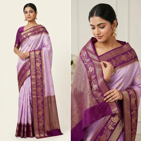 Lavender_Silk_Saree_For_Women
