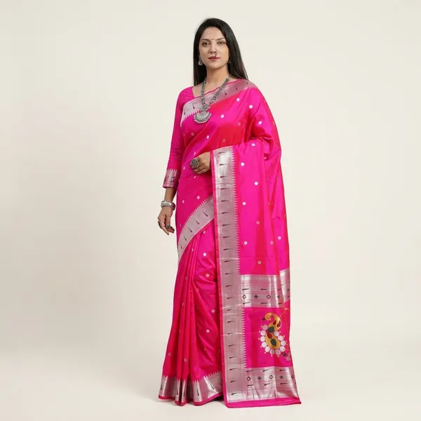 Pink_Silk_Saree_For_Women