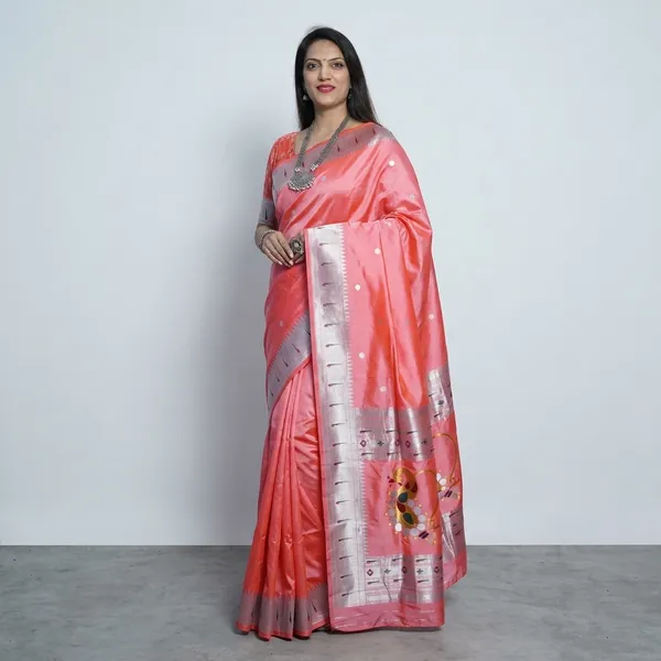 Peach_Silk_Saree_For_Women