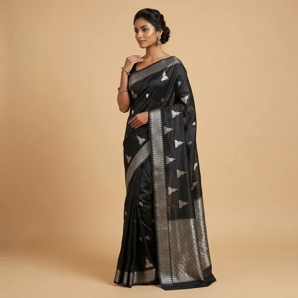 Black_Georgette_Saree_For_Women
