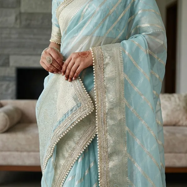 Ocean_Blue_Silk_Saree_For_Women