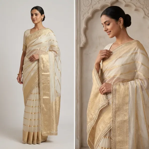 Banarasi_Organza_Silk_Saree_with_Zari_Strip_For_Women