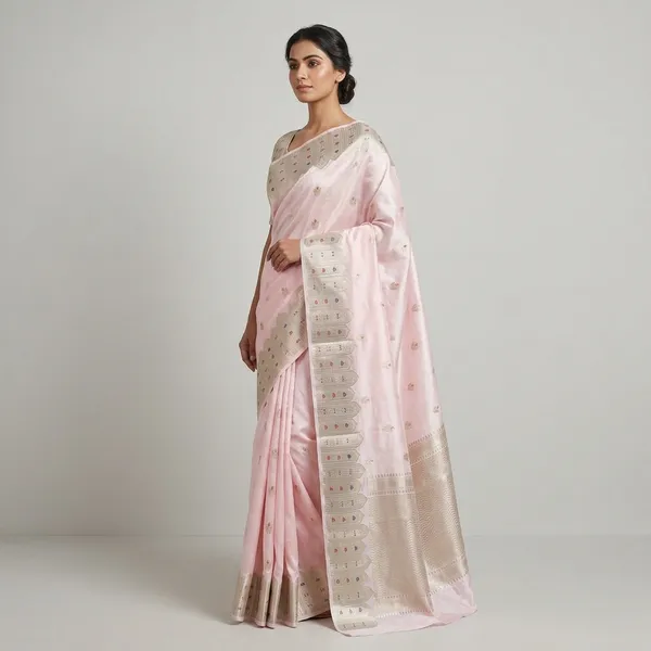 Peach_Silk_Saree_For_Women