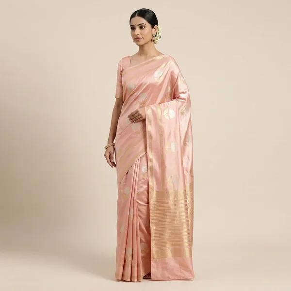 Peach_Silk_Saree_For_Women