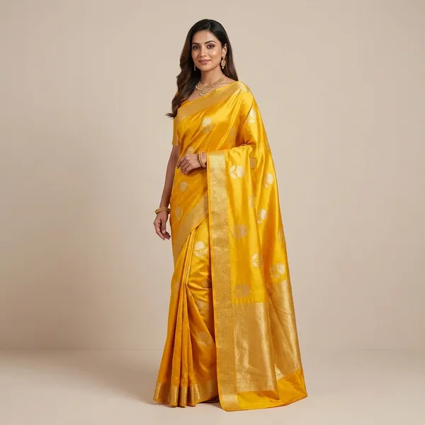Yellow_Silk_Saree_For_Women