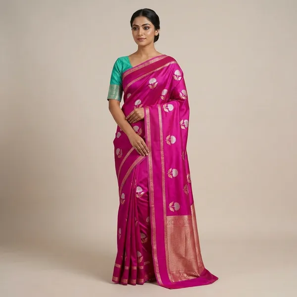 Pink_Silk_Saree_For_Women