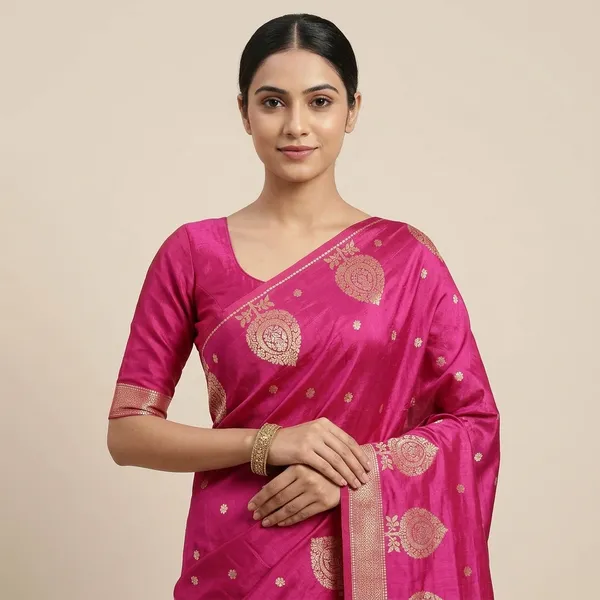 Pink_Silk_Saree_For_Women
