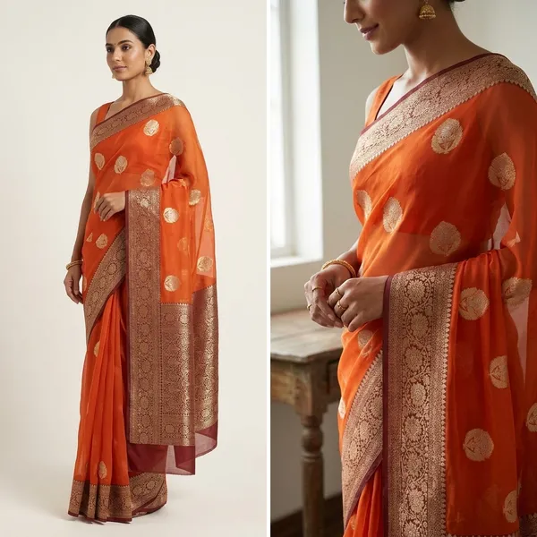 Orange_Silk_Saree_For_Women