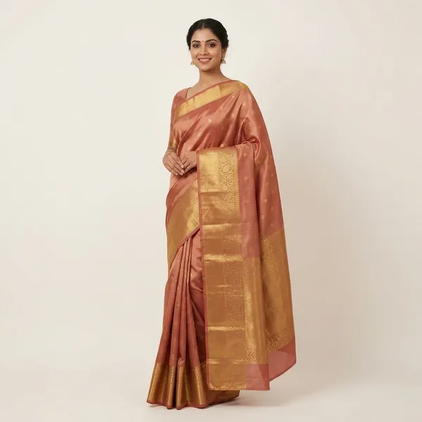 Peach_Silk_Saree_For_Women