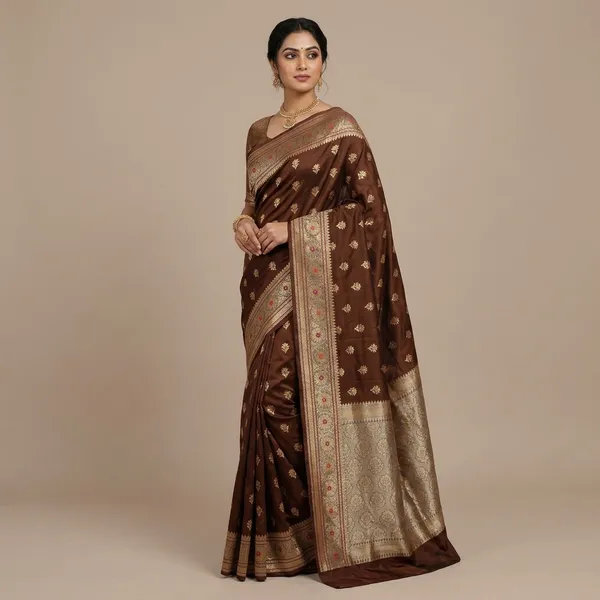 Brown_Silk_Saree_For_Women