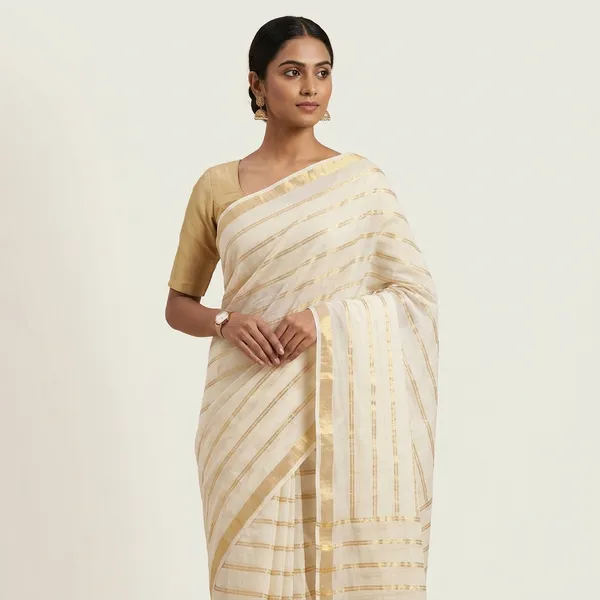 Off_White_Cotton_Saree_For_Women