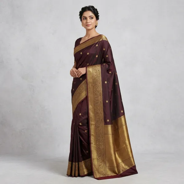 Maroon_Silk_Saree_For_Women