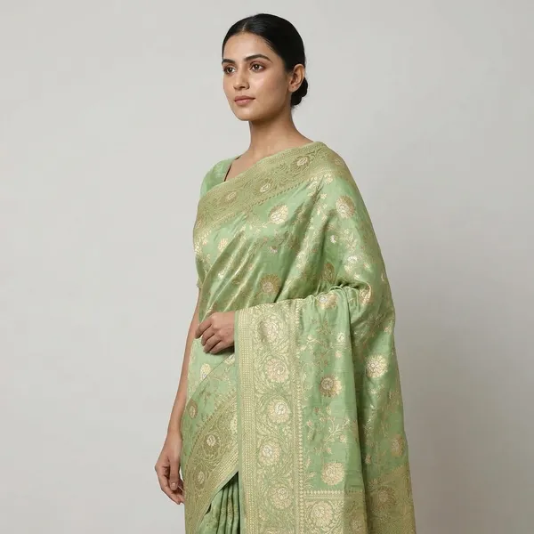Mint_Green_Silk_Saree_For_Women