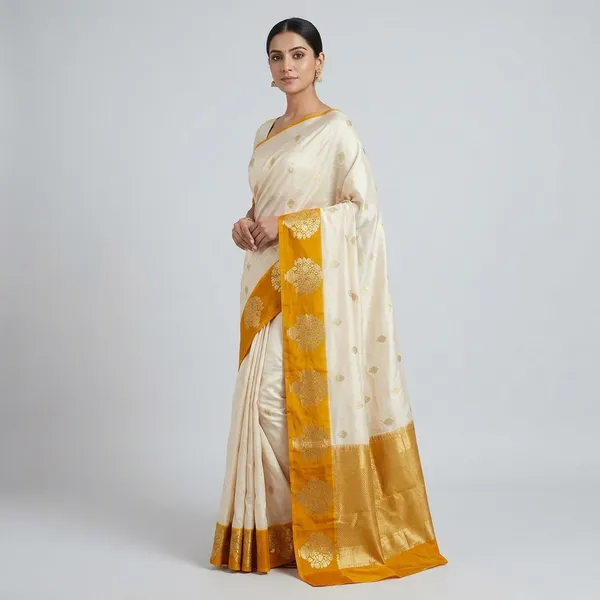 Off_White_Silk_Saree_For_Women