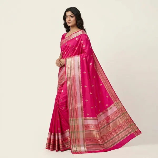 Pink_Silk_Saree_For_Women