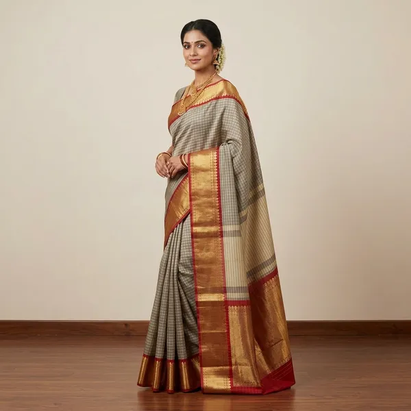 Grey_Silk_Saree_For_Women