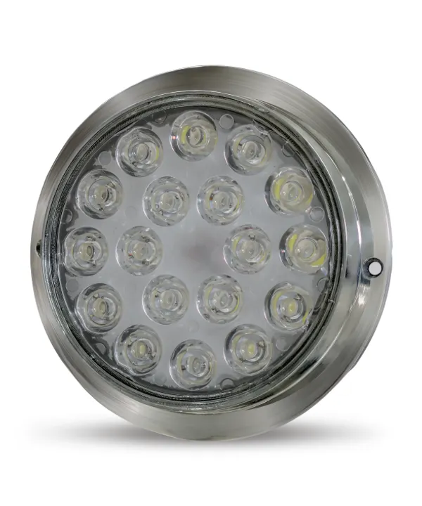 White_12W_Stainless_Steel_Underwater_Led_Pool_And_Fountain_Light