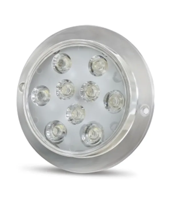 White_9W_Stainless_Steel_Underwater_Led_Pool_And_Fountain_Light