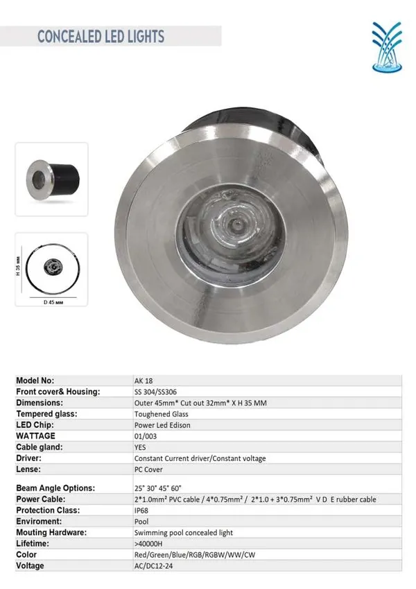 Multicolor_3W_Stainless_Steel_Rgb_Underwater_Led_Pool_And_Fountain_Light