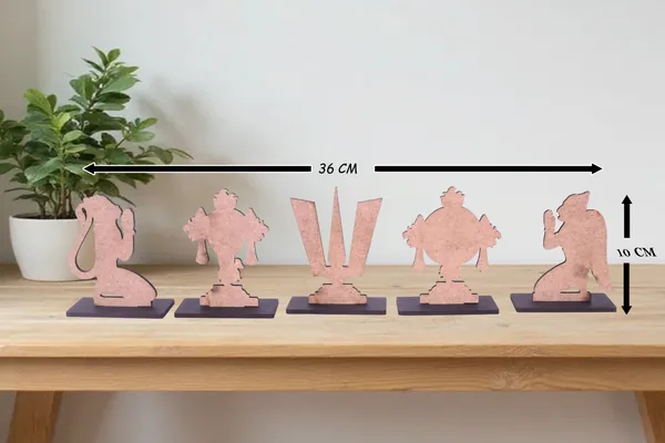 Multicolor_MDF_Traditional_Indian_Cultural_Symbol_Figurine_Set