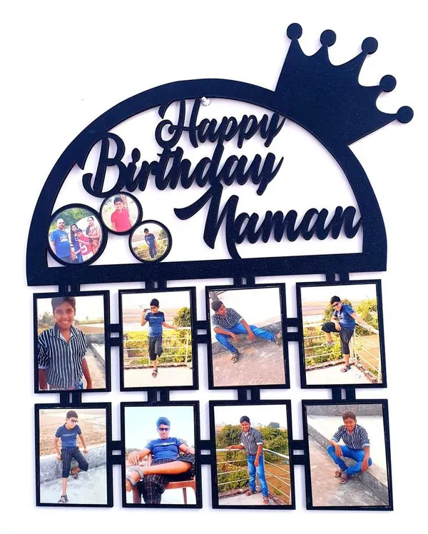 Multicolor_Wood_Birthday_Crown_Design_Personalized_Photo_Frame