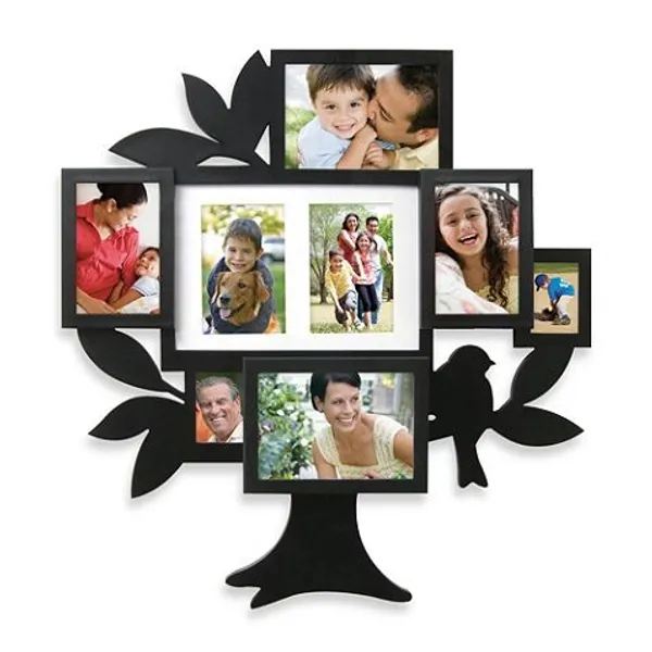 Multicolor_Wood_Tree_Silhouette_Family_Multi-Slot_Photo_Frame