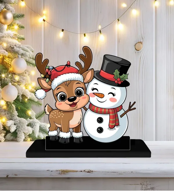 White_&_Brown_Wood_Christmas_Reindeer_Snowman_Festive_Table_Standee