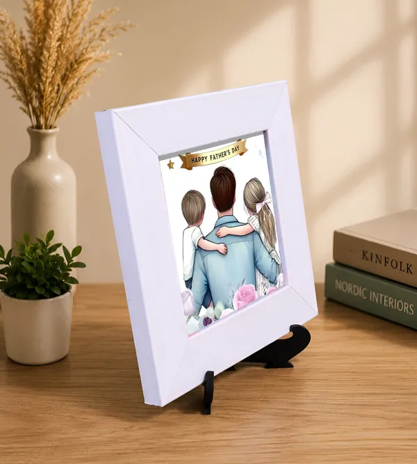 Happy_Father's_Day__Photo_Frame_With_Stand