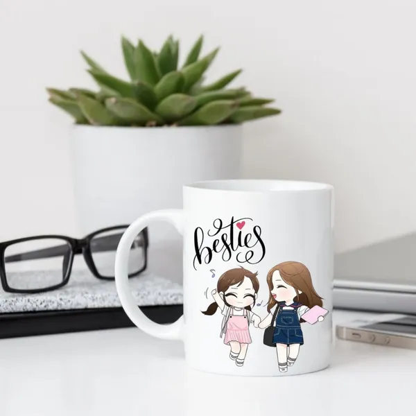 White_Ceramic_Two_Besties_Design_Mug