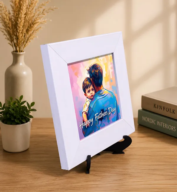 Happy_Father's_Day__Photo_Frame_With_Stand