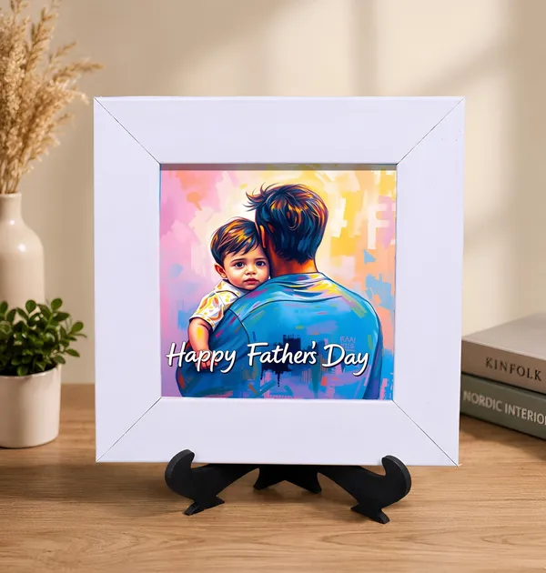 Happy_Father's_Day__Photo_Frame_With_Stand
