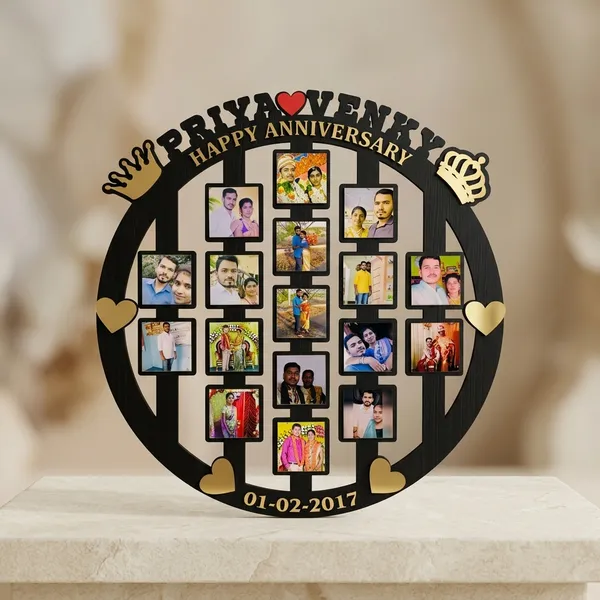 Multicolor_Wood_Happy_Anniversary_Circular_17-Slot_Photo_Collage_Frame