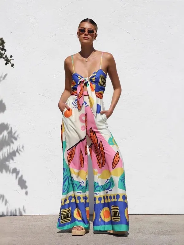 Multicolor_Blend_Printed_Wide_Leg_Jumpsuit_For_Women