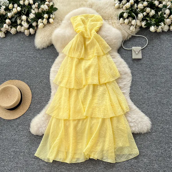 Yellow_Tissue_Cotton_Tiered_Sleeveless_Midi_For_Women