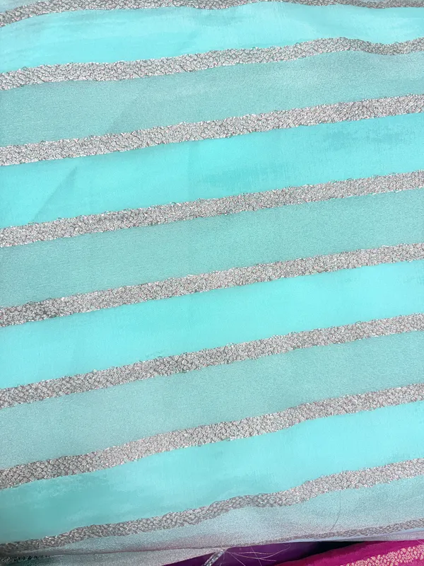 Turquoise_Crepe_Striped_Unstitched_Dress_Material_For_Women