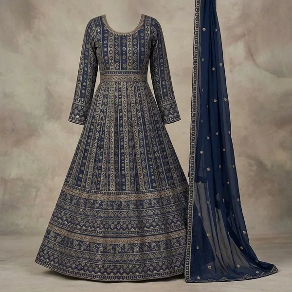 Navy_Blue_Georgette_Embroidered_Unstitched_Dress_Material_For_Women