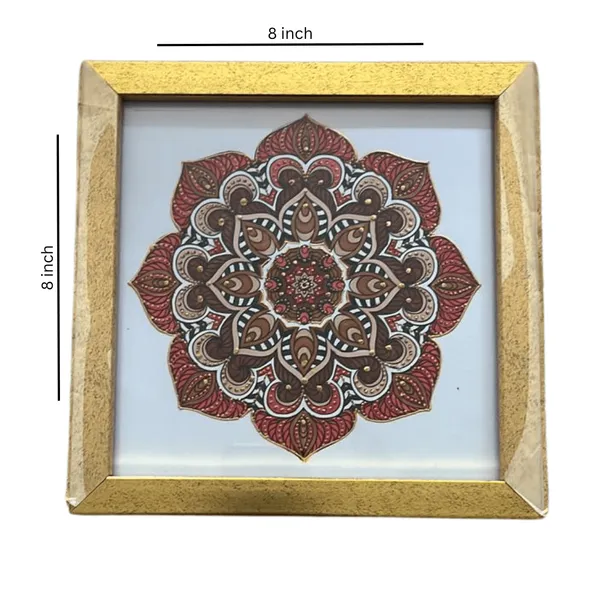 Hand_Painted_Mandala_Masterpiece_With_Elegant_Frame_8_X_8_Inch_Viraasat_The_Legacy