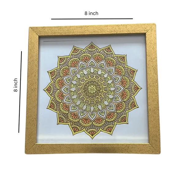 Timeless_Hand_Painted_Mandala_Art_In_Classic_Frame_8_X_8_Inch_Viraasat_The_Legacy